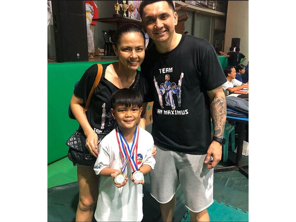 LJ Moreno and Jimmy Alapag's son, Ian