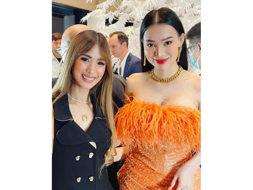 With the international fashion and style icon