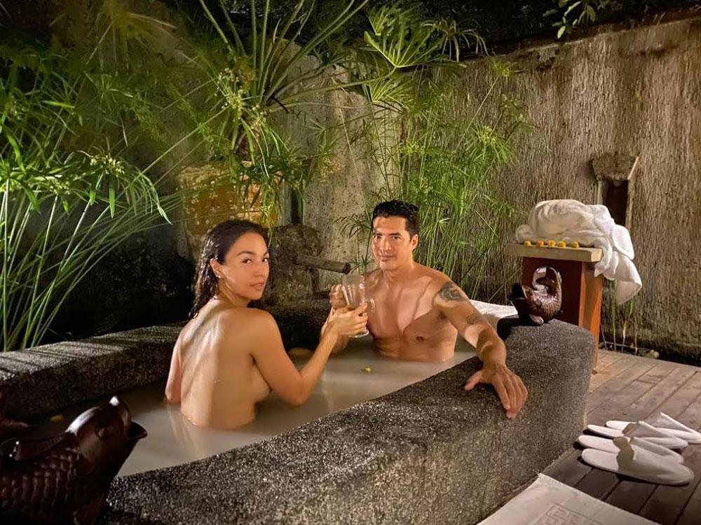 Aubrey Miles and Troy Montero