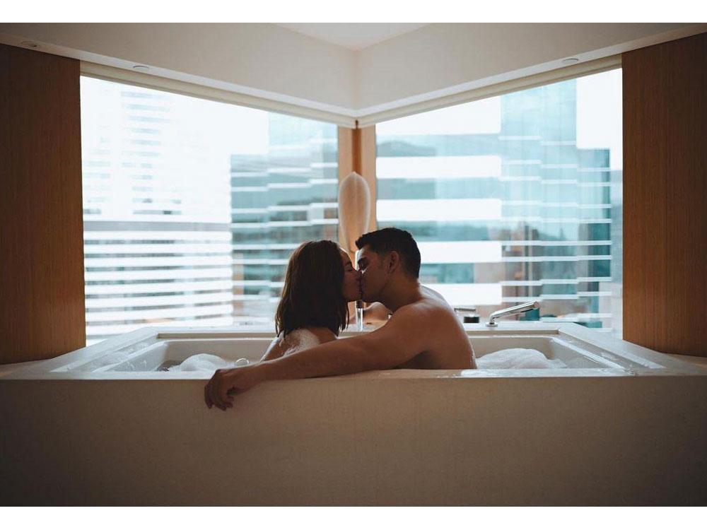 Sarah Lahbati and Richard Gutierrez