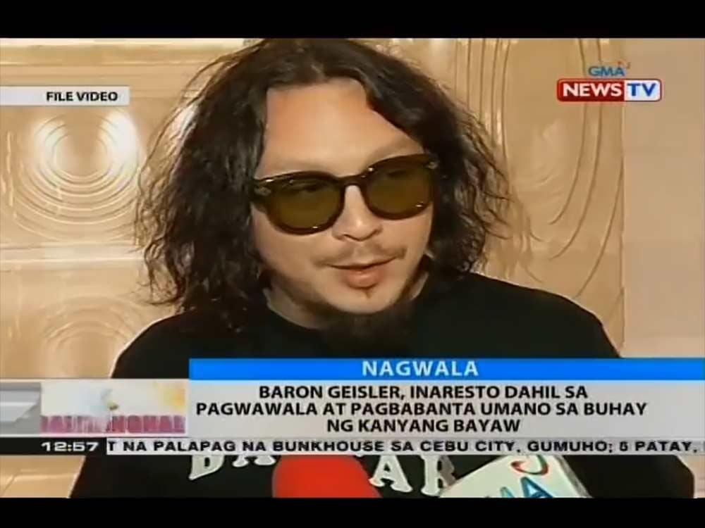 Grave threat, alarm and scandal, and illegal possession of a deadly weapon