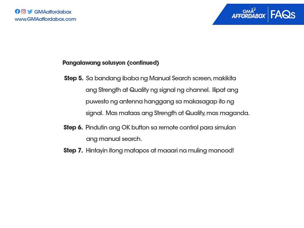 Missing Channels Solution Part 4