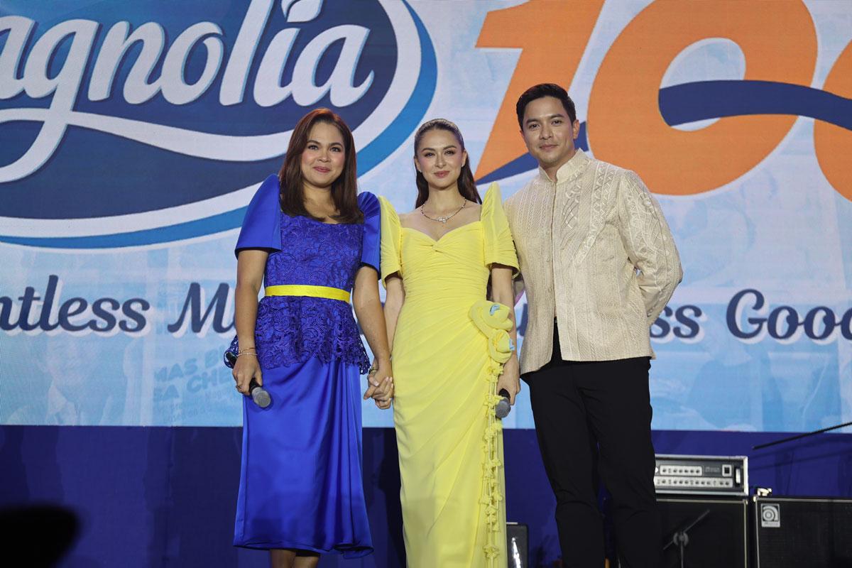Marian Rivera, Alden Richards, and Judy Ann Santos