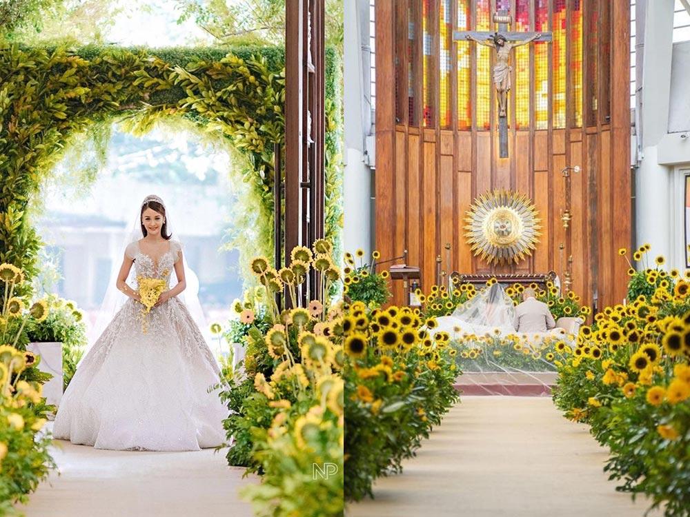 Kris Bernal and Perry Choi - Sunflower Wedding 
