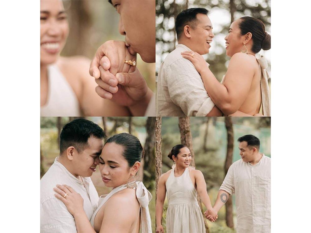 In Photos Hidilyn Diaz And Julius Naranjos Dreamy Prenup Photoshoot Gma Entertainment 3752