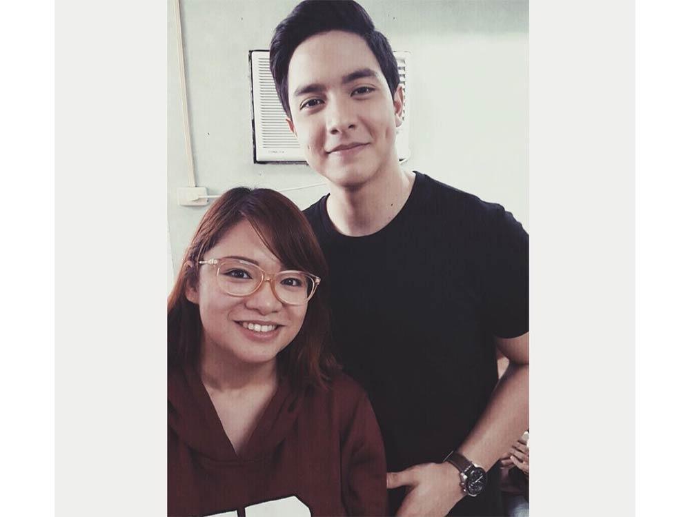 With Alden Richards