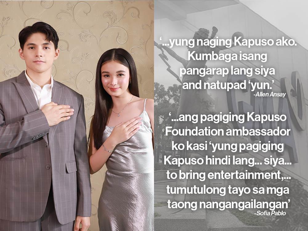 Allen Ansay and Sofia Pablo