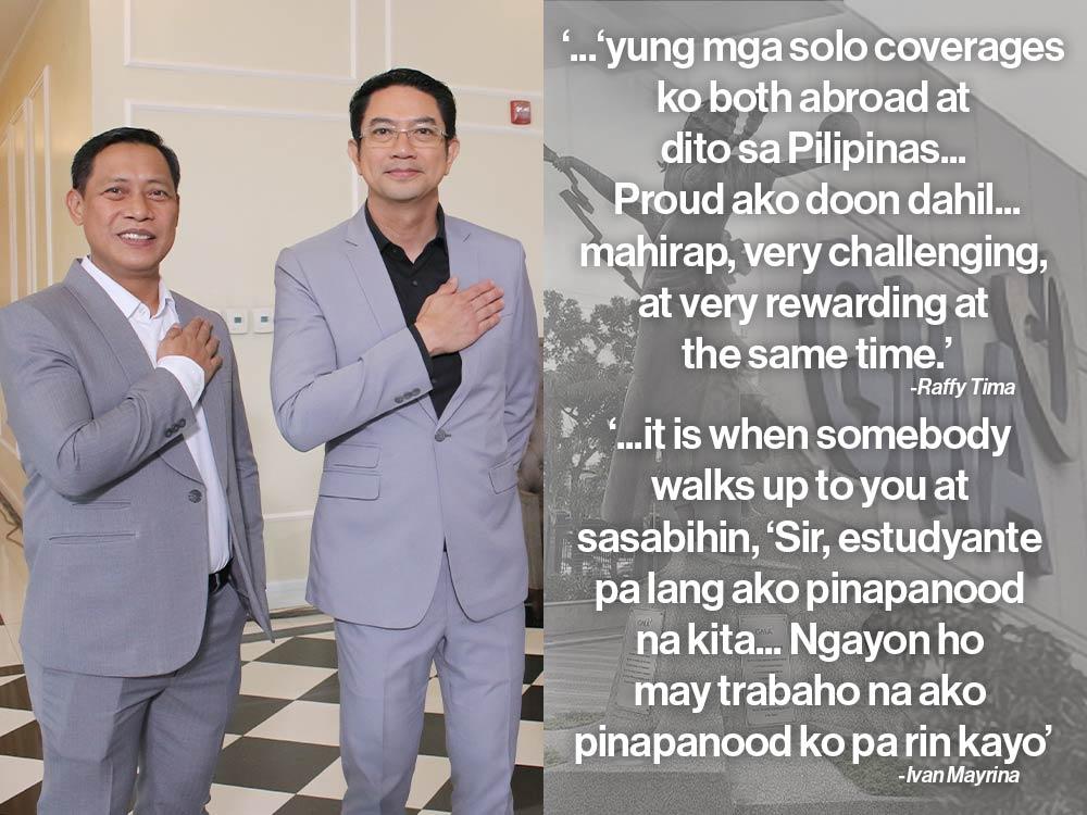 Raffy Tima and Ivan Mayrina
