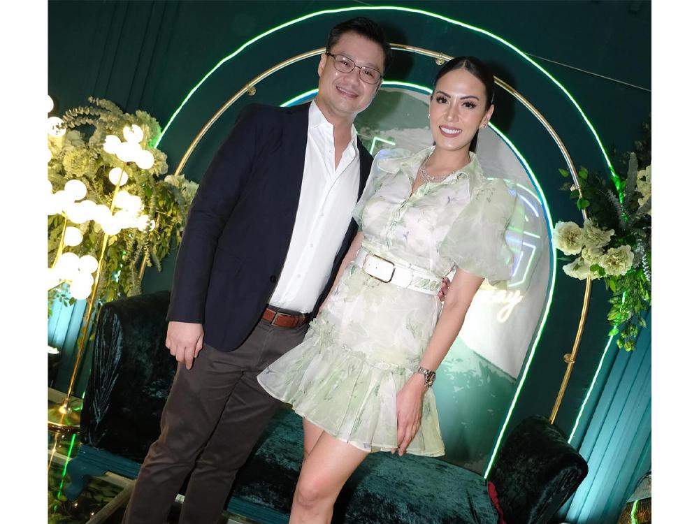 Sen. Sherwin Gatchalian and Bianca Manalo