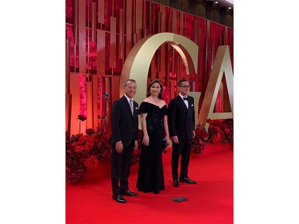 ABS-CBN's Martin Lopez, Cory Vidanes, and Carlo Katigbak