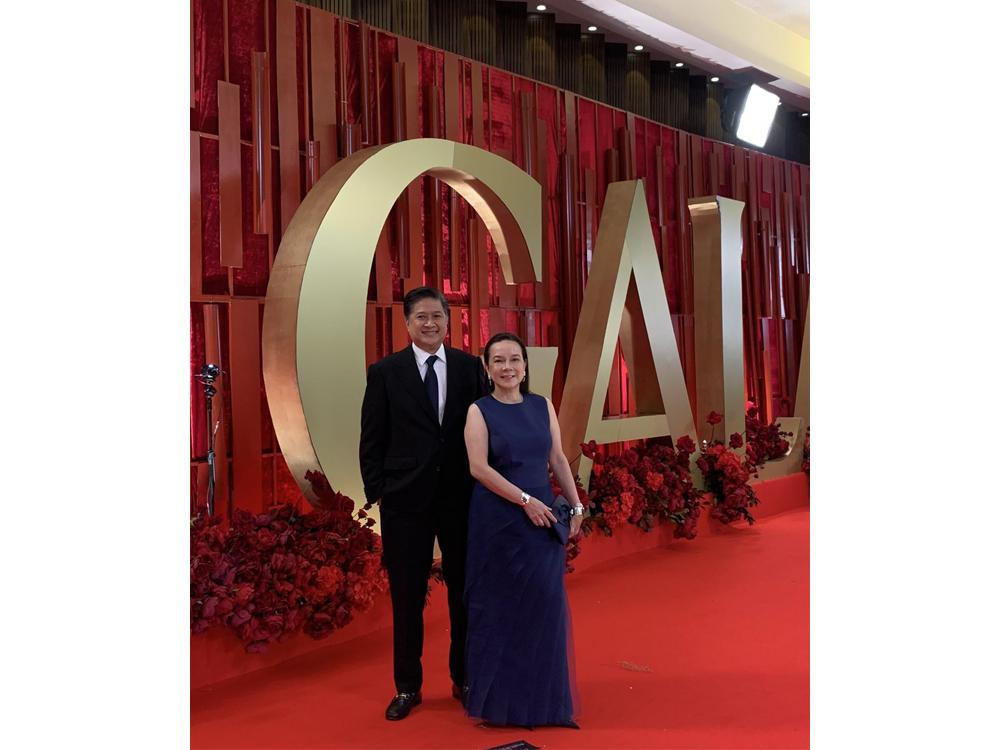 Sen. Grace Poe and her husband Neil Llamanzares
