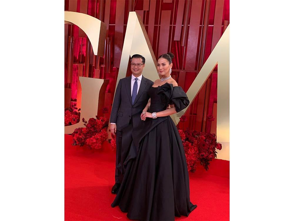 Senator Sherwin Gatchalian and Bianca Manalo