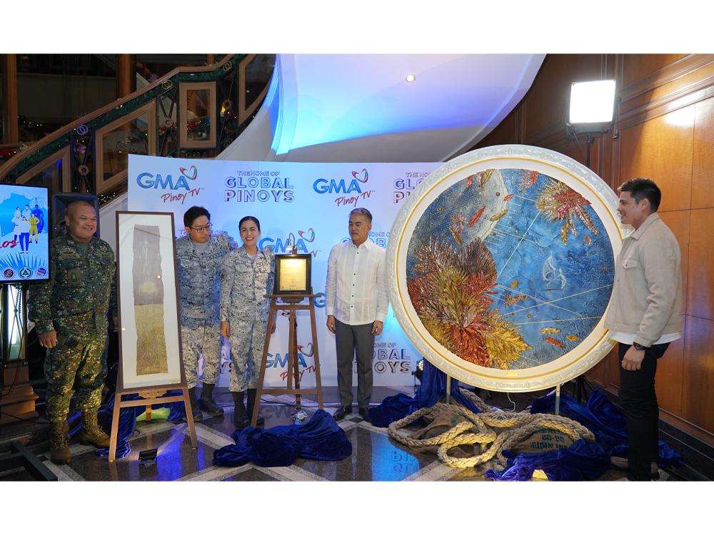 Turnover Of Pinoys To The World Painting To GMA Network