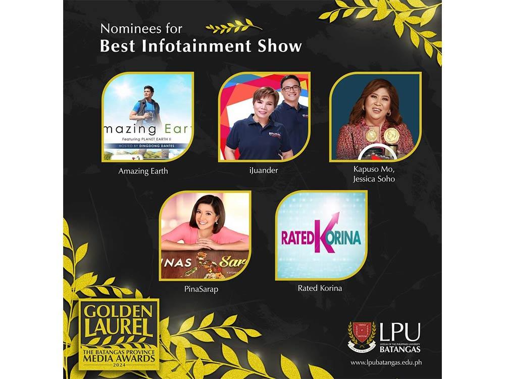 Amazing Earth, iJuander, Kapuso Mo, Jessica Soho, and PinaSarap