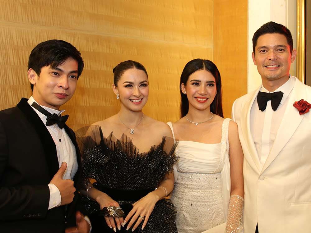 Marian and Dingdong with Jamir and Zonia