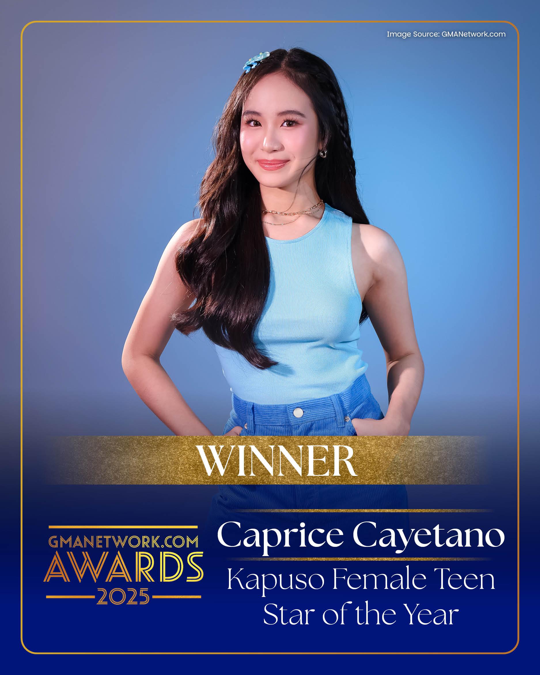 Kapuso Female Teen Star of the Year