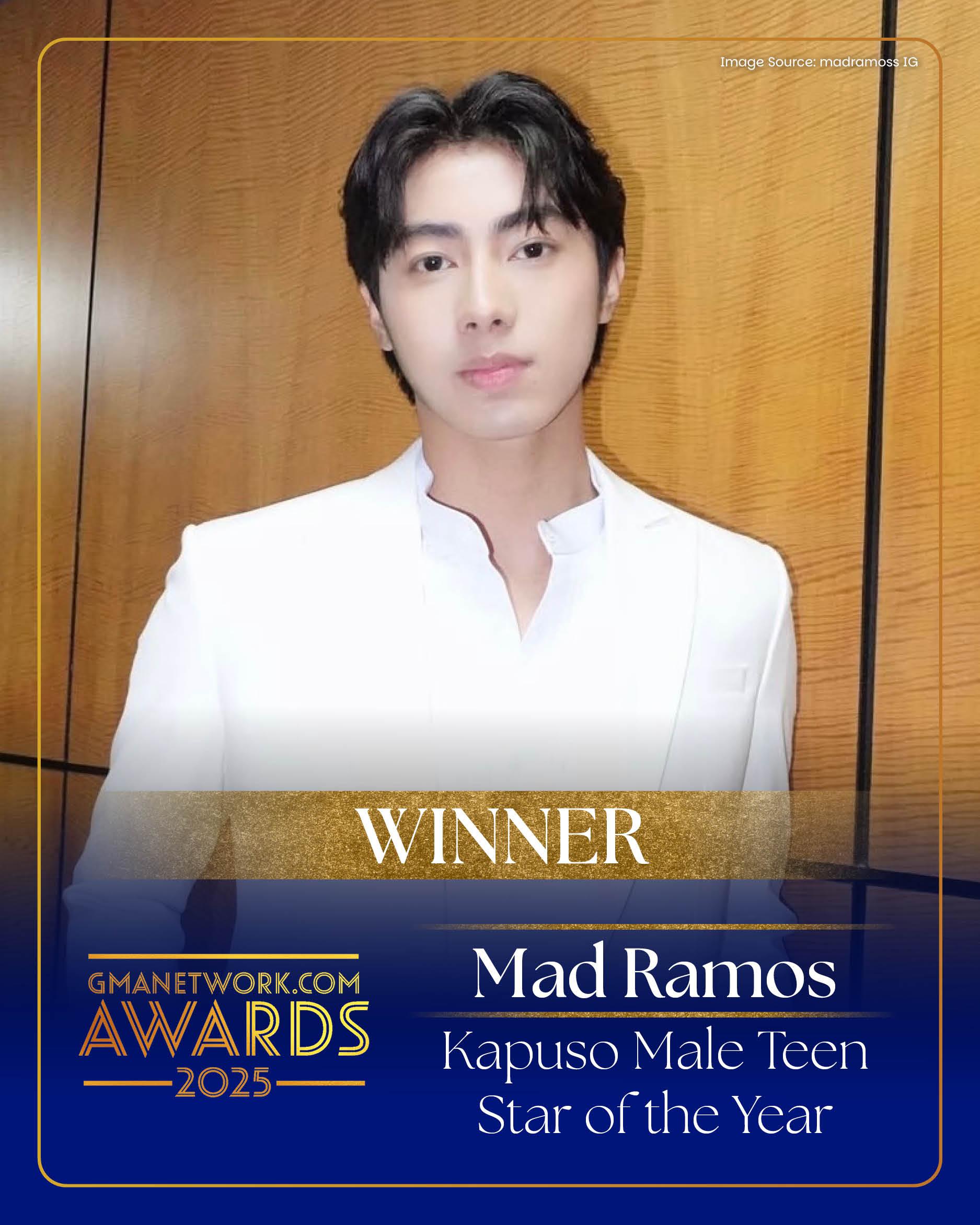 Kapuso Male Teen Star of the Year