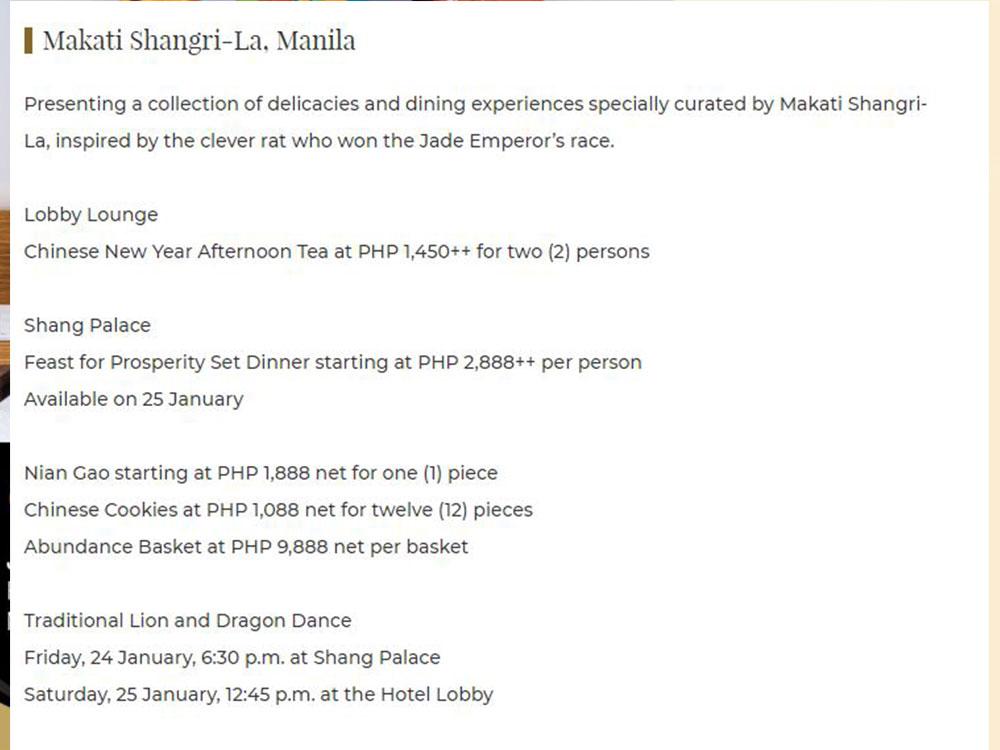 Makati Shangri-La, Manila