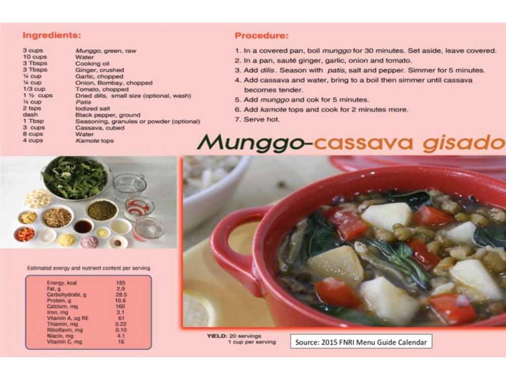 Munggo-Cassava Gisado