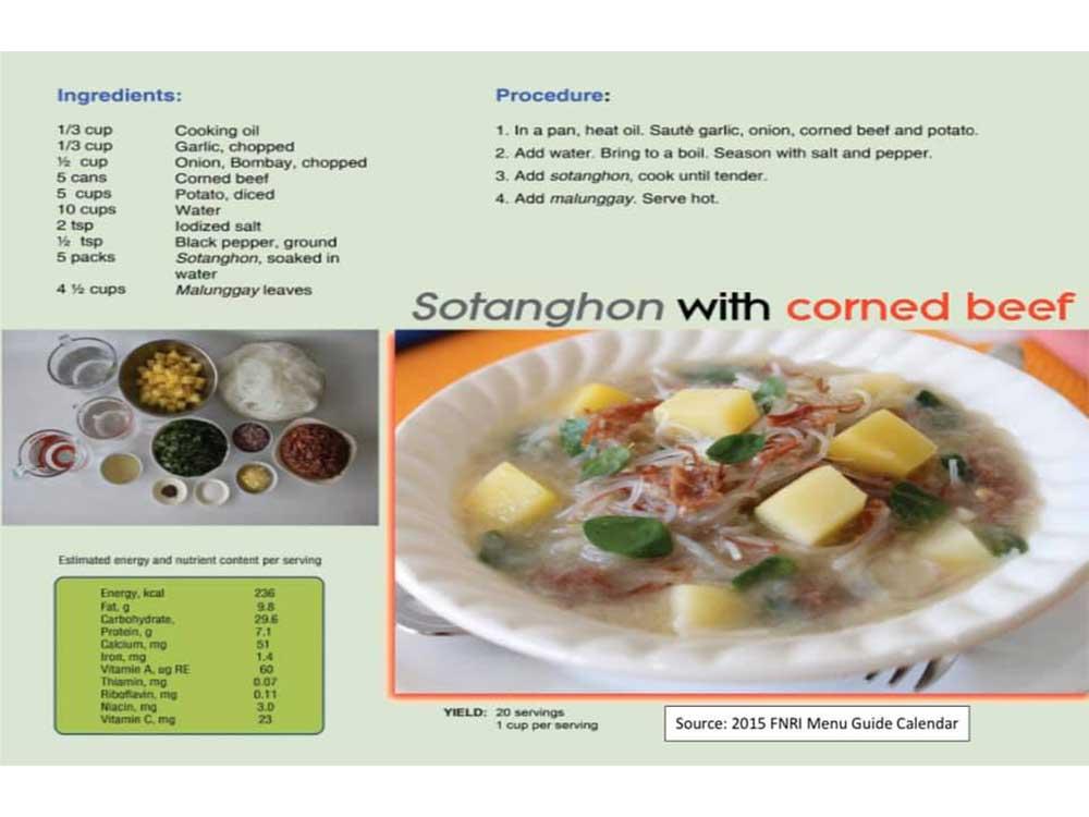 Sotanghon with Corned Beef