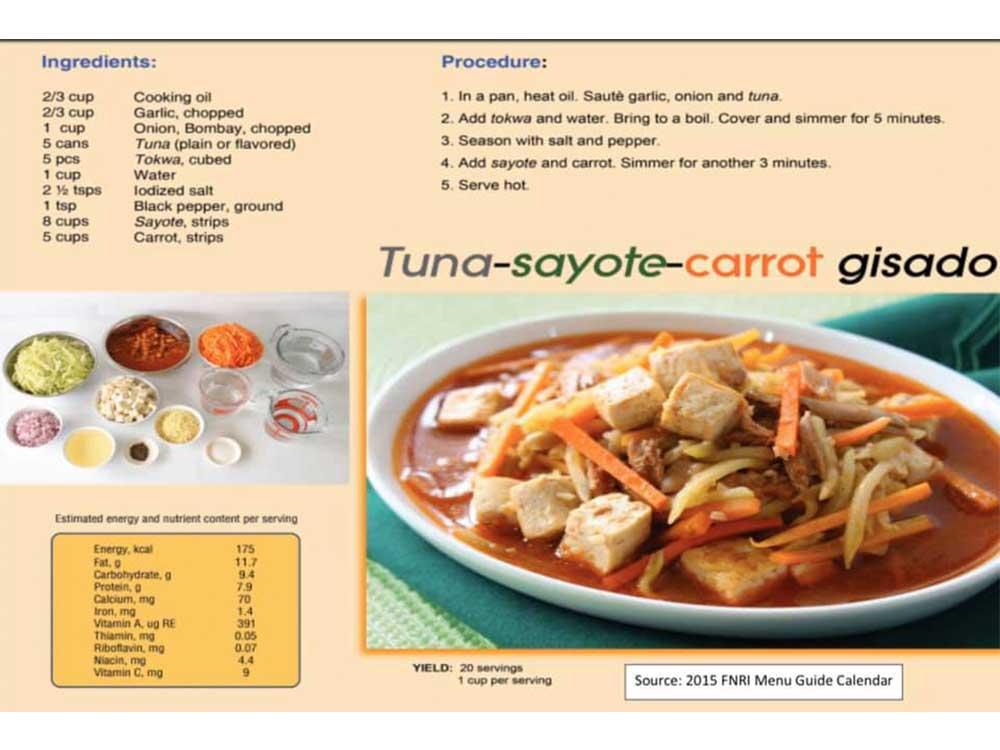 Tuna-Sayote-Carrot Gisado