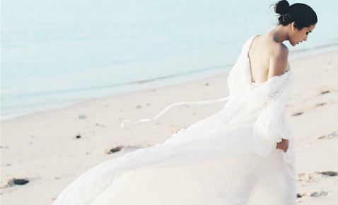 Blushing bride-to-be