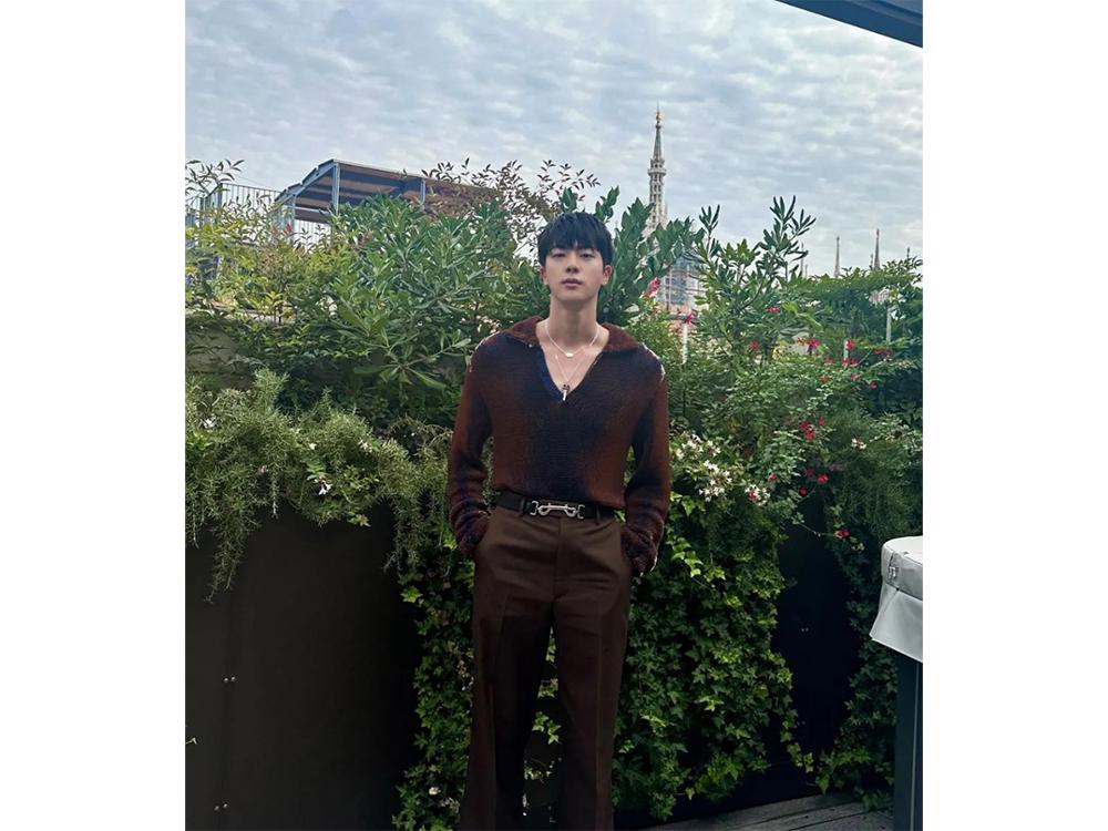 BTS Jin for Gucci