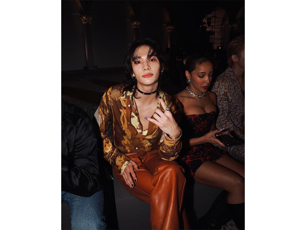 Stray Kids Hyunjin for Versace