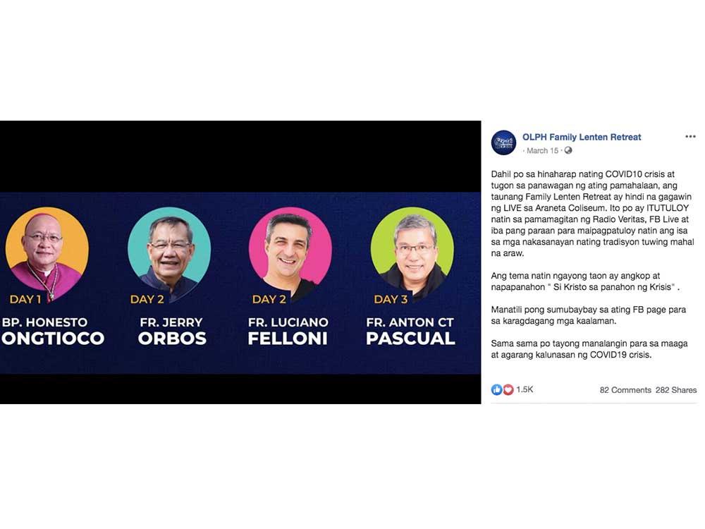 Our Lady of Perpetual Help's Family Lenten Retreat