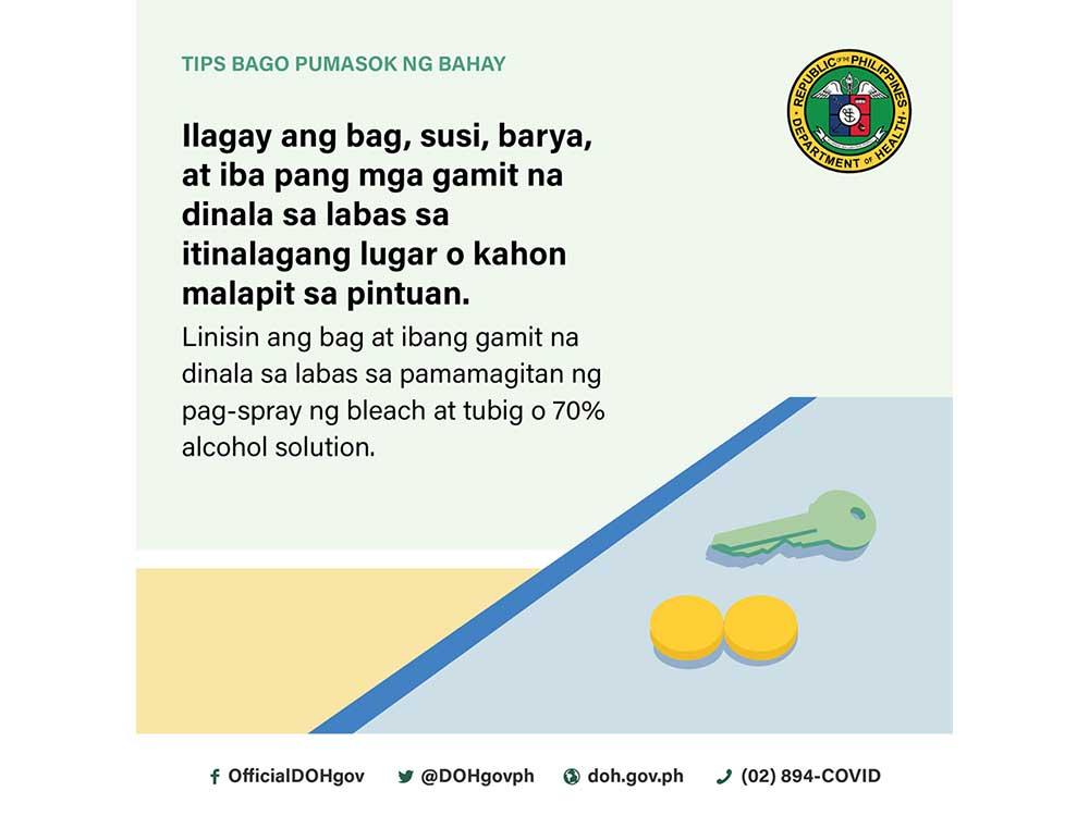 Disinfect your things