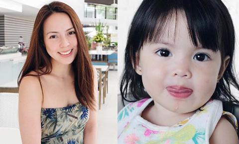 Andi Manzano and Baby Olivia