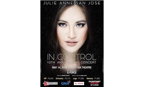 Julie Anne's 'IN CONTROL' concert