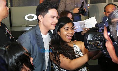 IN PHOTOS: Alden Richards's launch as smart phone endorser | GMA ...