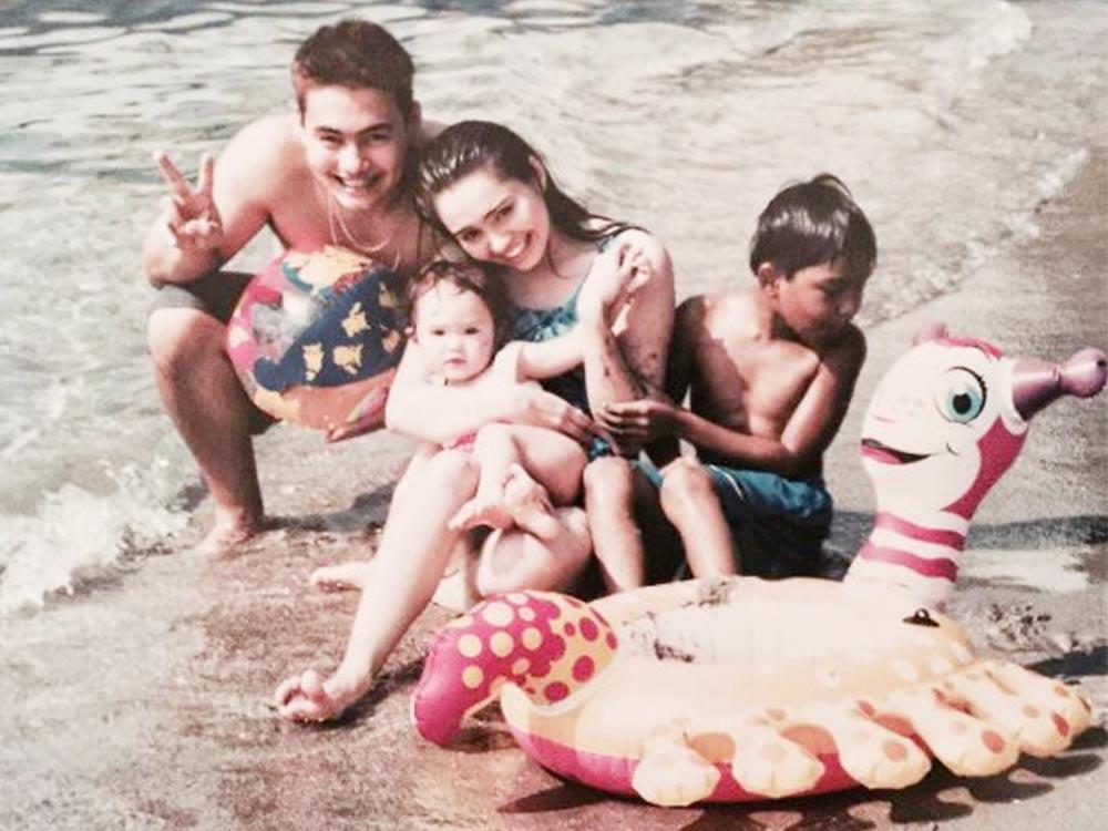 Baby Mika and her siblings