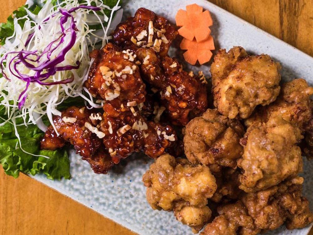 Yangnyeom tongdak or Korean fried chicken