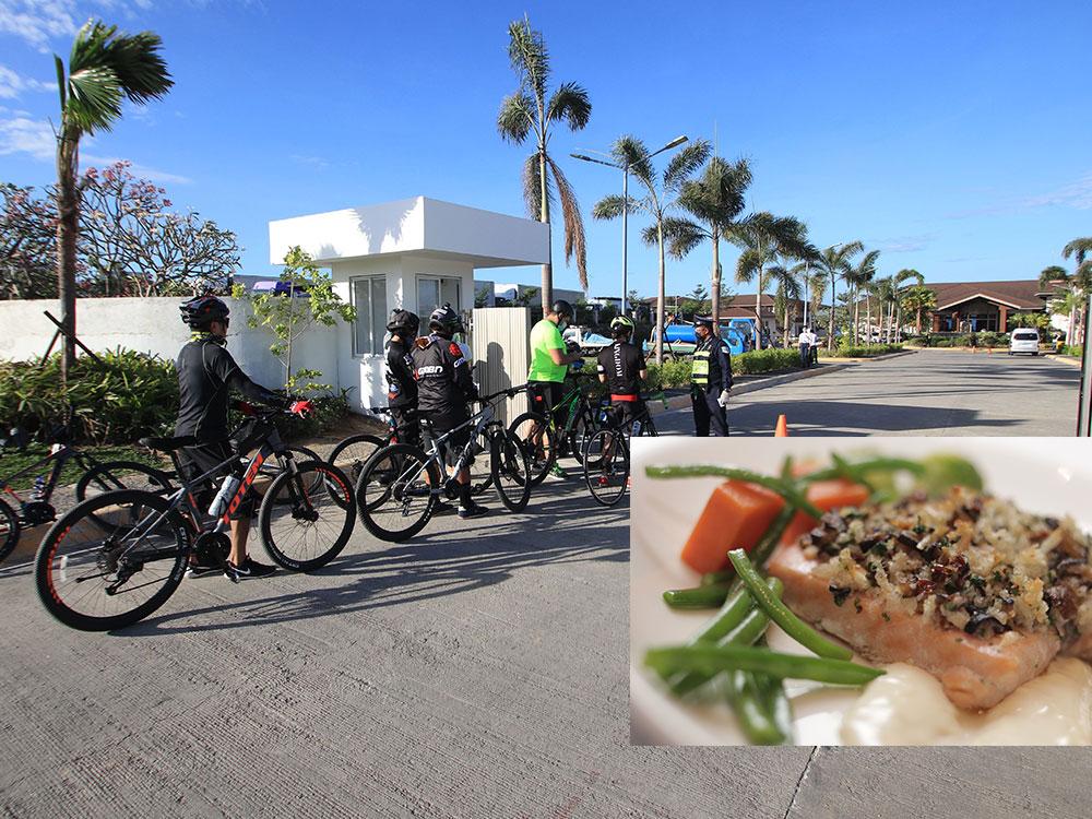 Breakfast Bike date with dad