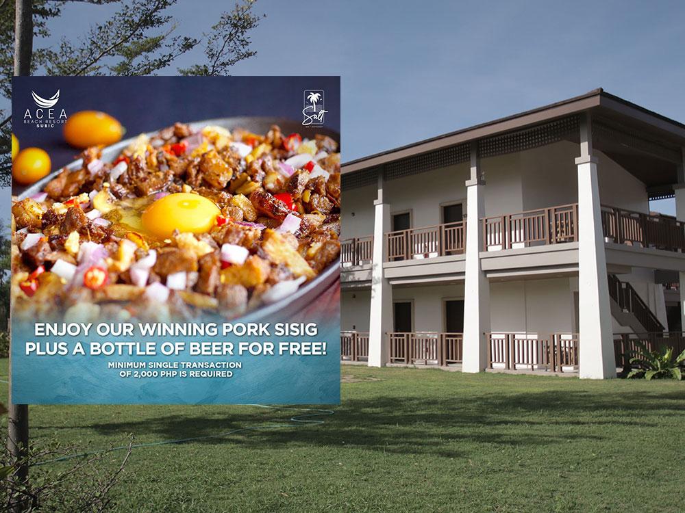 Free beer and sisig!