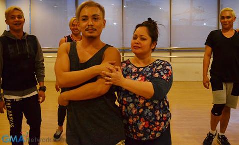 Manilyn with a dancer