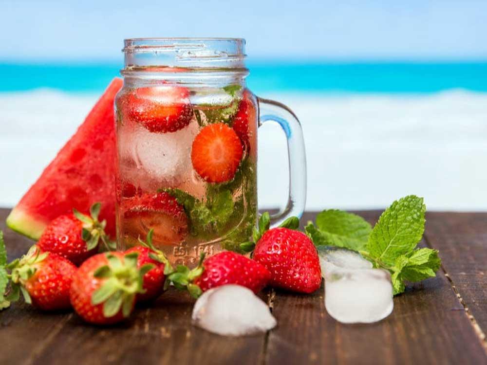 Fruit Infused Ice Cubes