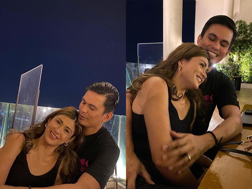 Christmas dinner with friends