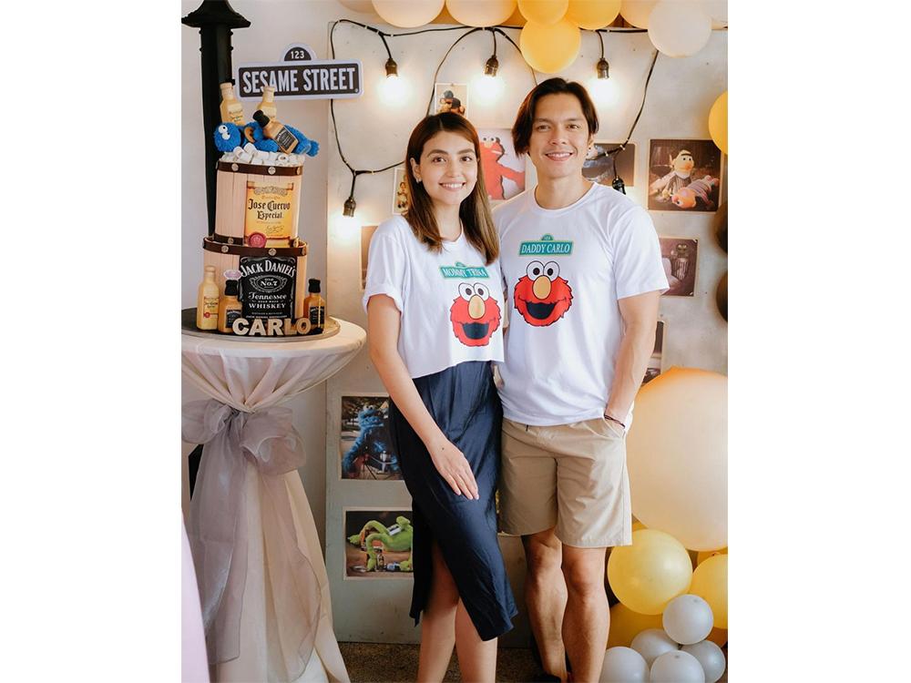 Birthday boy and his beau