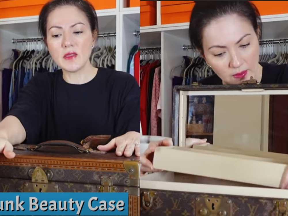 Louis Vuitton trunk beauty case