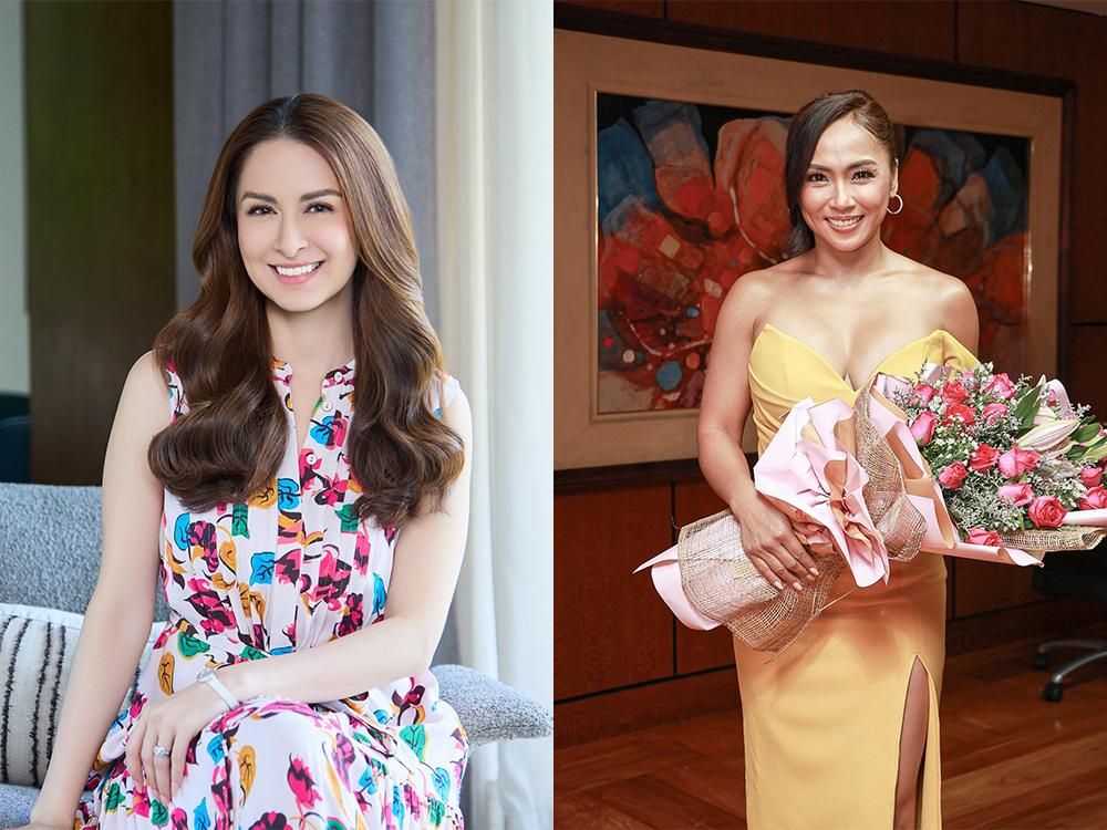 Marian Rivera and Rochelle Pangilinan