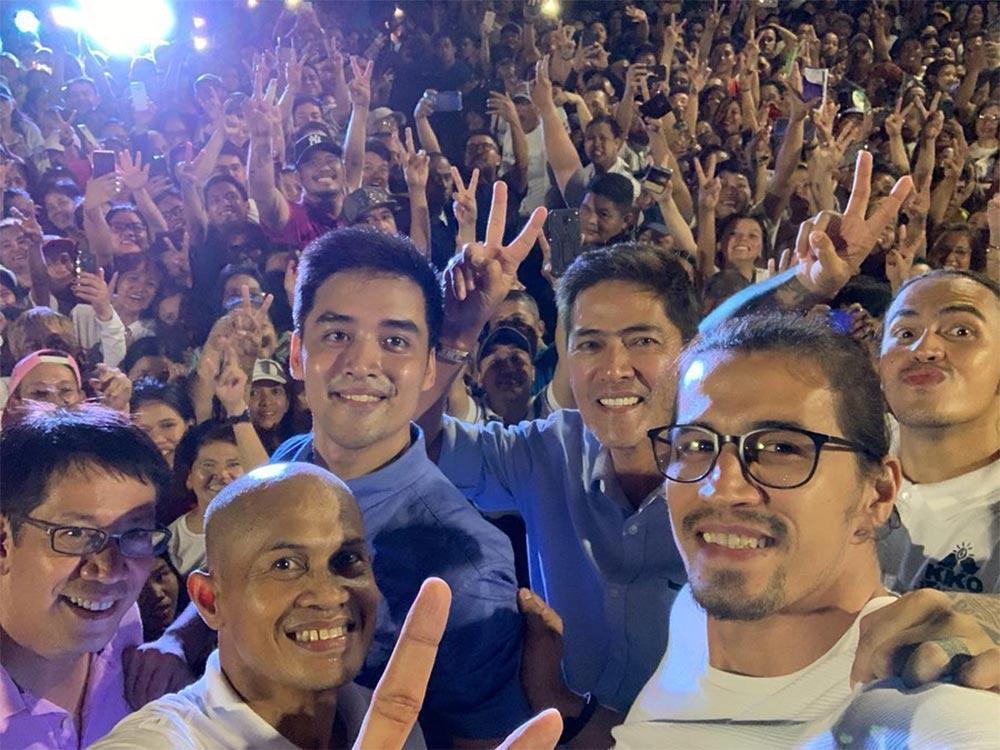 Vic Sotto and Marc Pingris