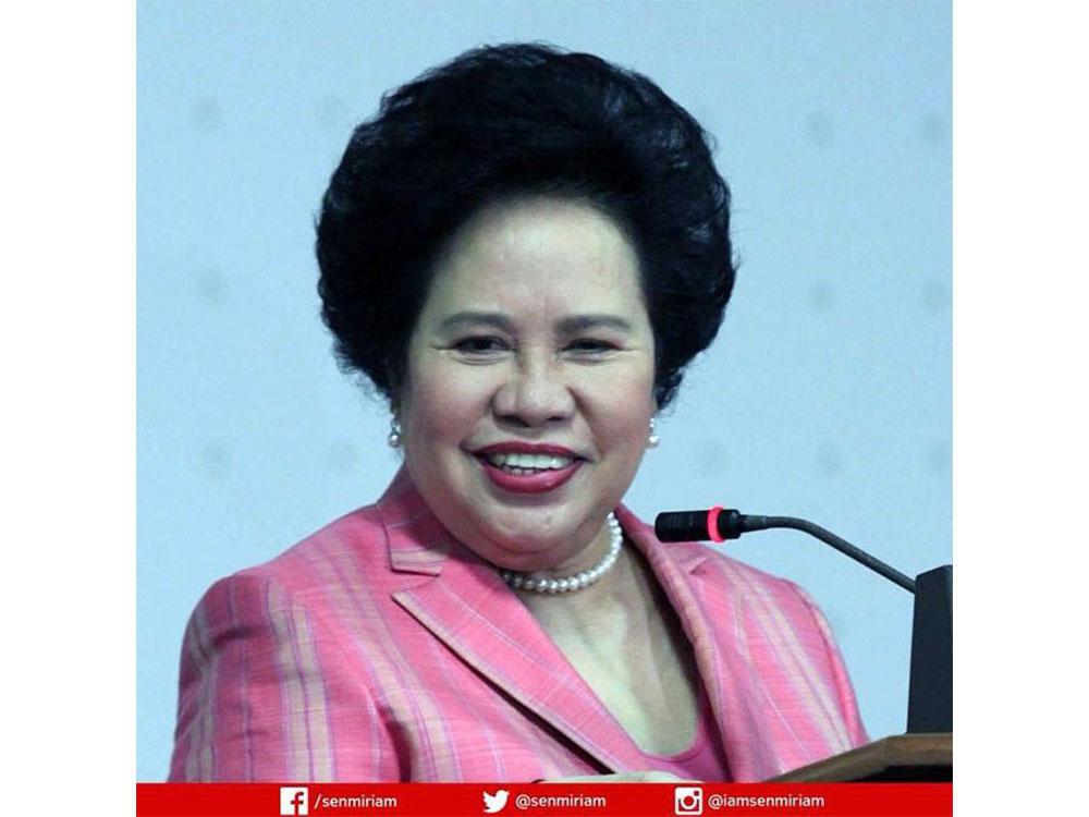 Senator Miriam Defensor-Santiago