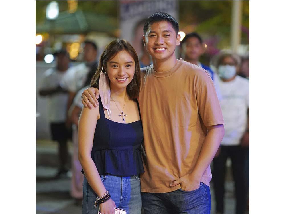 Pauline Mendoza and Mayor Bryan Celeste