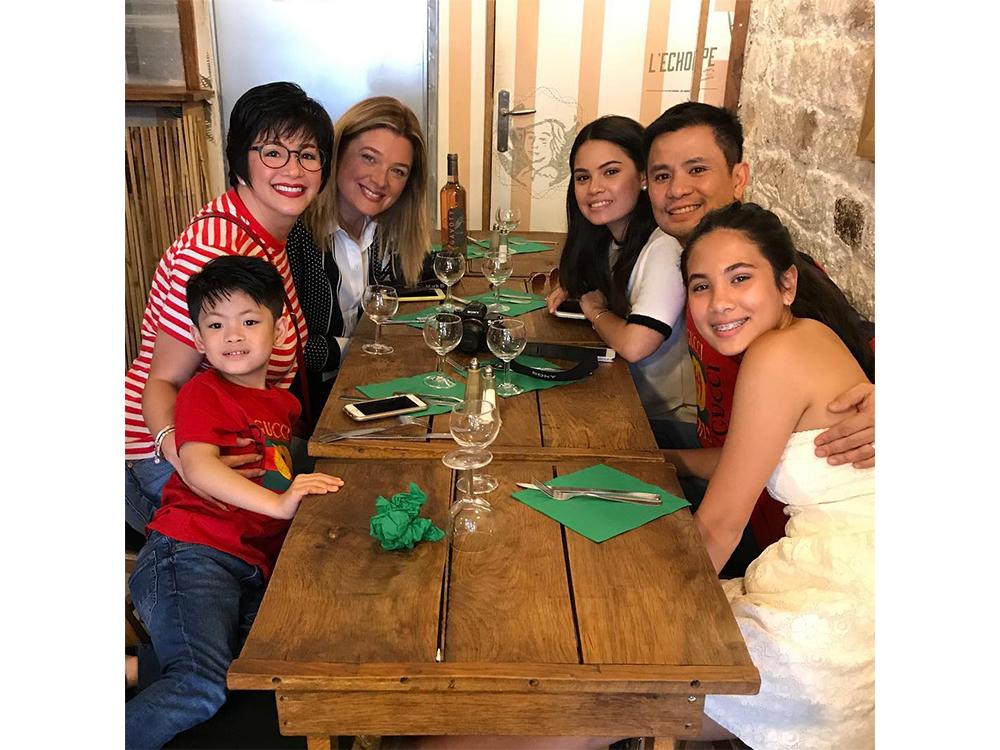 Ogie Alcasid with Michelle Van Eimeren and Regine Velasquez