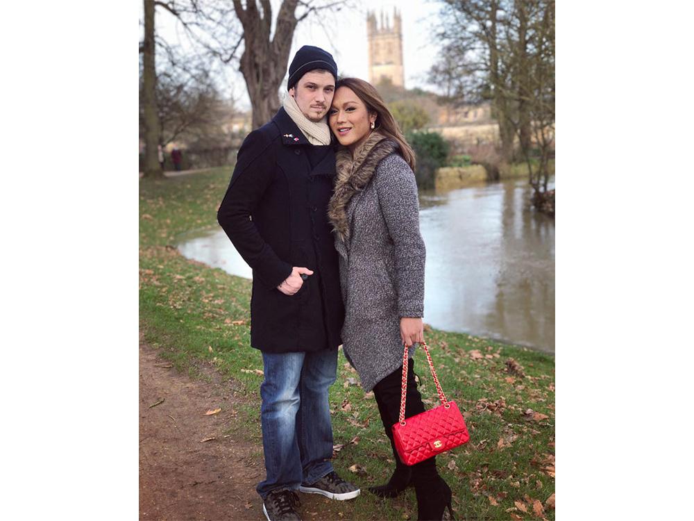 Kaladkaren Davila and Mr. Monkey