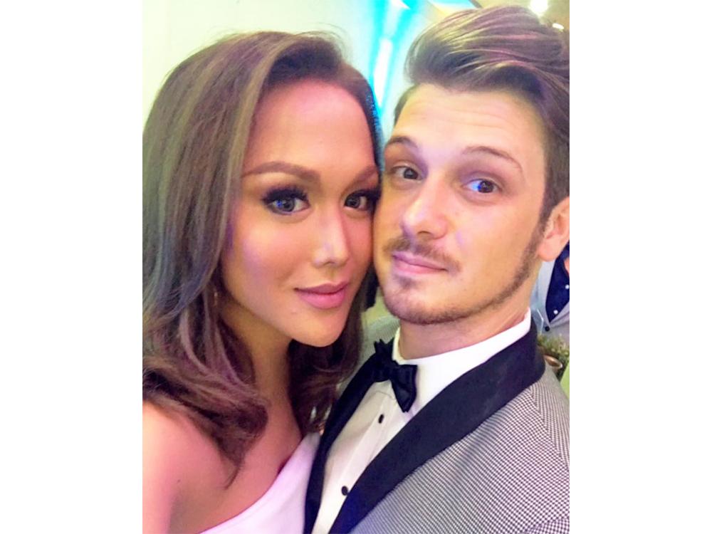 Kaladkaren Davila and Mr. Monkey