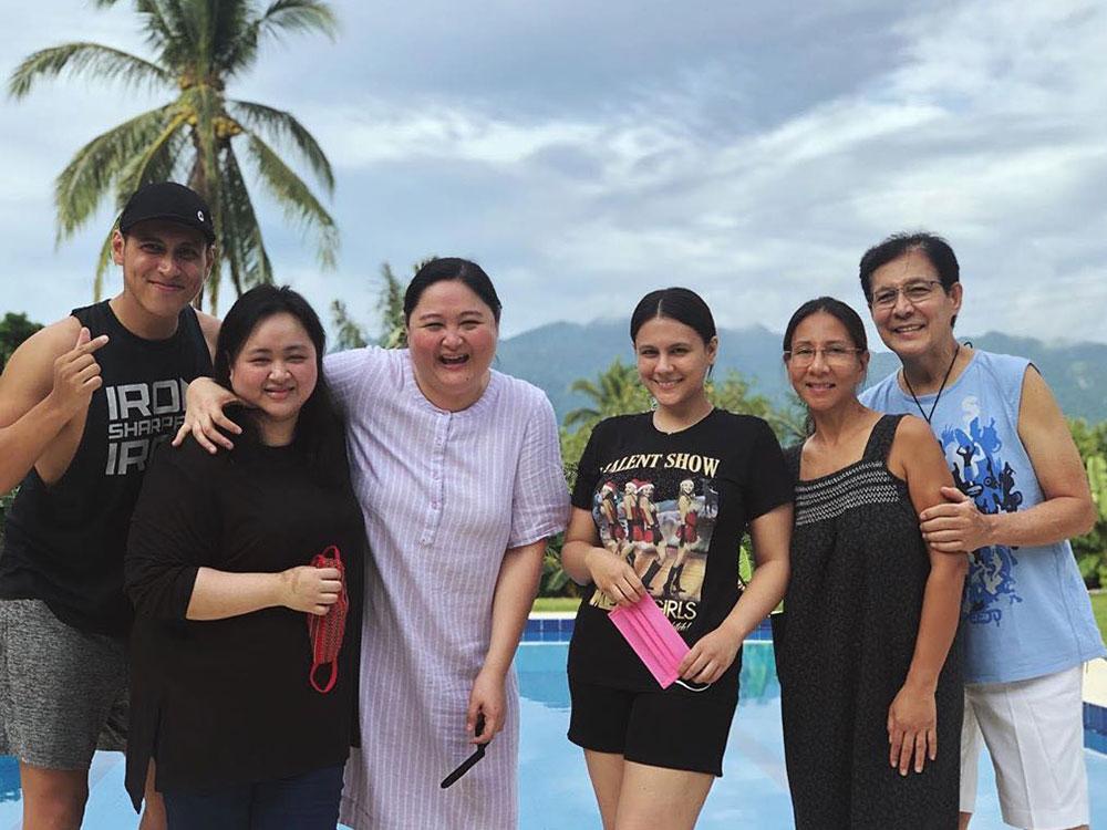 Tirso Cruz and family